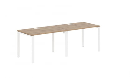 Бенч-система ЕДИС ЕУВСТ 2380 Дуб Денвер светлый Белый / EDIS EUWST