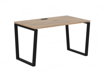 Стол письменный ЕДИС ЕВСТ 1380 Дуб Денвер светлый Черный / EDIS EVST