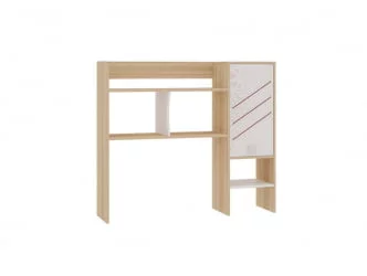 Надстройка для стола Энерджи МДЕ-08 Дуб сонома Белый / MDE-08