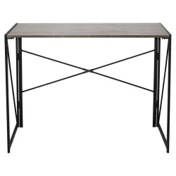 Стол на металлокаркасе БРАБИКС ЛОФТ CД-002 Дуб антик / BRABIX LOFT CD-002