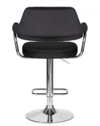 Стул барный ДОБРИН CХАРЛЙ (черный велюр (МДЖ9-101)) 2 шт / DOBRIN CHARLY (MJ9-101))