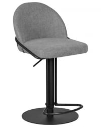 Стул барный ДОБРИН ОЛИВЕР (серая ткань (ФЛЙ1347-17)) 2 шт / DOBRIN OLIVER (FLY1347-17))