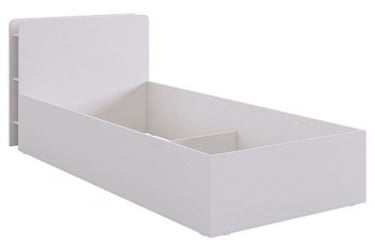 Кровать с основанием Юниор ЗО.СМУ-02 белое дерево / ZO.SMU-02