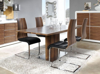 Стол обеденный ДУПЕН (160) ДТ-02 Орех / DUPEN DT-02