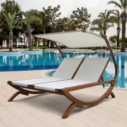 Шезлонг-лежак Мальта АФМ-510 Вхите / AFM-510 White