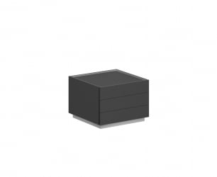 Тумба опорная Оливер ОЛ-20-11.ОС.ОС Оникс серый / Oliver OL-20-11.OS.OS