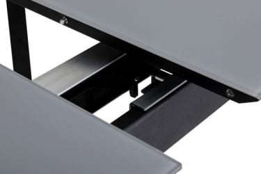 Стол раскладной Комби Гласс 140-180 Аутоматиc Натур/Дэрк матте гласс / Combi Glass Automatic Natur/Dark matte glass