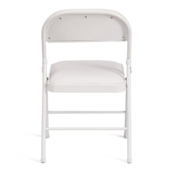 Стул складной ФОЛДЕР (мод. 3022Г) каркас: металл, сиденье/спинка: экокожа, 46.5 х 47.5 х 79 см, вхите (белый) / вхите (белый) / FOLDER (mod. 3022G) white white