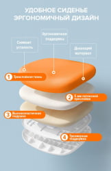 Детское кресло Еверпроф Кидс 102 Ткань Оранжевый / Everprof Kids