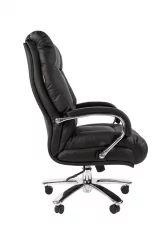 Кресло руководителя CХАИРМАН 405 экокожа Черный / CHAIRMAN