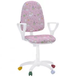 Кресло Престиж КИДС Белый каркас Бабочки / KIDS