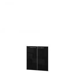 Фасад стеклянный средний ТАИМ-МАКС 4ФКС.009 Черный глянец / TAIM-MAX