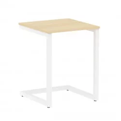 Стол письменный ХОМЕ ОФФИCЕ ВР.СП-2-58 Акация Лорка/Белый металл / HOME OFFICE VR.SP-2-58