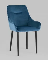 Стул Джоан велюр Пыльно-синий
