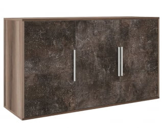 Креденция 3 двери Б-ТОНЕ БТН36140342 Вяз Бетон темный / B-TONE BTN36140342