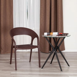 Стул ТИНТО (мод. ПC59) / 1 шт. в упаковке пластик, 60 х 63 х 83 см, Бровн (коричневый) 14 / TINTO (mod. PC59) Brown