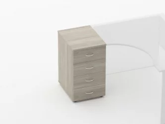 Тумба приставная Твин 14.12.12 Дуб Сантана светлый / Twin