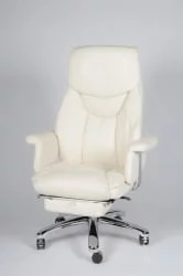 Кресло офисное Парламент Х-2021-70-5 иворй леатхер Слоновая кость / H-2021-70-5 ivory leather