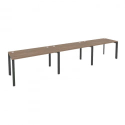 Рабочая станция на П-образном м/к ОНИКС О.МП-РС-3.3.7 Дуб Аризона/Антрацит / ONIX O.MP-RS-3.3.7