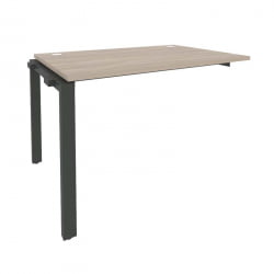 Наборный элемент рабочей станции на П-образном м/к ОНИКС О.МП-1.НРС-2.8 Дуб Аттик/Антрацит / ONIX O.MP-1.NRS-2.8