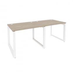 Рабочая станция на О-образном м/к ОНИКС О.МО-РС-2.1.8 Дуб Аттик/Белый / ONIX O.MO-RS-2.1.8