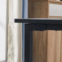 Угловой письменный стол КИВИ Черный БК / KIWI BK