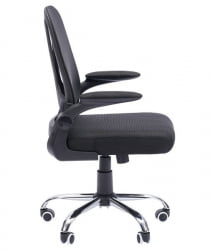 Офисное кресло CХАИРМАН CХ650, ткань/сетка, черный / CHAIRMAN CH650,