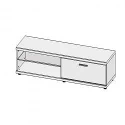 ТВ тумба Корано Бм.Кор-32.1 Белый
