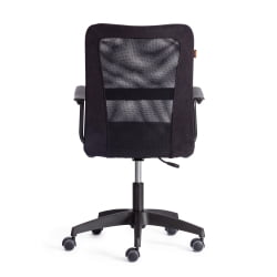 Кресло СТАФФ флок/ткань, черный, 35/В-11 / STAFF 35/W-11