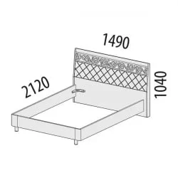 Кровать Тиффани 93.02