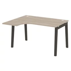 Стол эргономичный левый ОНИКС ВООД ОВ.СА-3(Л) Дуб Аттик/Темный / ONIX WOOD OW.SA-3(L)