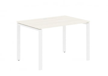 Стол письменный ЕДИС ЕУСТ 1180 Ясень Траун Белый / EDIS EUST