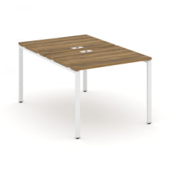 Рабочая станция двухсторонняя на 2 места CОНCЕПТ CН.ДРС-001 Сандал Янтарный Белый / CONCEPT CN.DRS-001