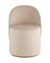 Пуф Лореен вращающийся велюр Молочный / Loreen