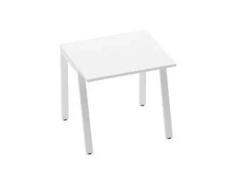 Стол прямой Дека Л-обр. каркас 73.07.08 Белый / Deka