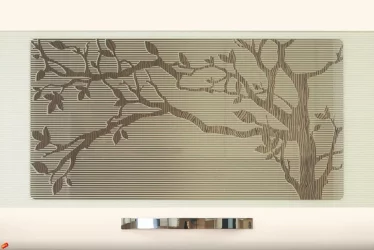 Шкаф-витрина Графит 74.08 Сосна Астрид-Ваниль