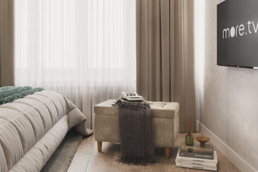 Пуф Чарли 2 ПМ-004.2 капучино (велюр) / PM-004.2