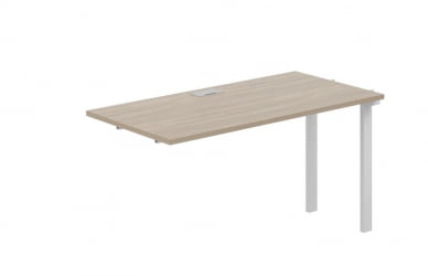 Секция рабочей станции Сигма СГ.261.ОД.44.ВХ Дуб темный Белый / Sigma SG.261.OD.44.WH