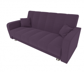 Диван Сидней Книжка (Берхоусе) Цвет фасада: Бордо Велюто 25; Тип: Прямой; Материал фасада: Металл/Велюр / (Berhouse)