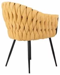 Стул обеденный ДОБРИН МАТИЛДЭ Желтая ткань ЛАР 275-8 / DOBRIN MATILDA LAR