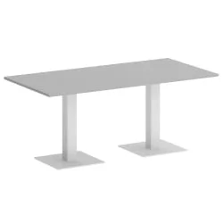 Стол прямоугольный ХОМЕ ОФФИCЕ ВР.СП-5-180.2 Серый/Белый металл / HOME OFFICE VR.SP-5-180.2