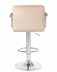 Стул барный ДОБРИН КРУГЕР АРМ Бежевый велюр МДЖ9-10 / DOBRIN KRUGER ARM MJ9-10
