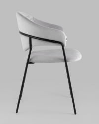 Стул Алексис велюр Серый