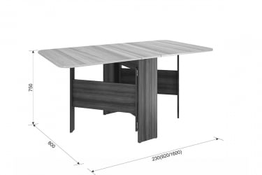 Стол-тумба Мечта 2 КМ-0005 дуб сонома/белый / KM-0005