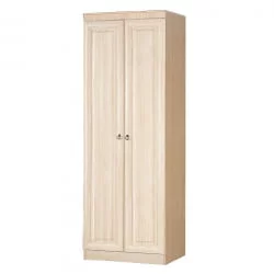 Распашной шкаф в гостиную 609  Денвер светлый