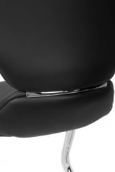 Кресло для посетителей Коллеге CЛГ-628 ЛТУ-C Блаcк / College CLG-628 LTU-C Black