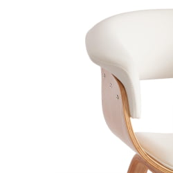 Стул ВИМТА (мод.8021) дерево / экокожа, 69х56х77 см, натуральный/белый / VIMTA (mod.8021)