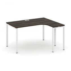 Стол эргономичный правый CОНCЕПТ CН.СА-001(Р) Дуб Мали Белый / CONCEPT CN.SA-001(R)