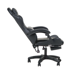 Геймерское кресло 1206 КИНГКУЕЕН цвет черный с массажем 1206-блаcк-масс / KINGQUEEN 1206-black-mass