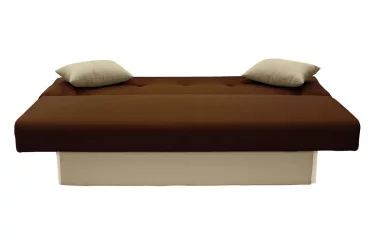 Диван с металлическими ножками МАНГО 4 (3 категория) Нео Шоколад Нео Латте / MANGO